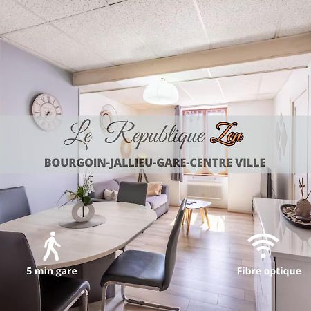 Le Republique-Gare-Centre Ville Bourgoin-Jallieu Esterno foto